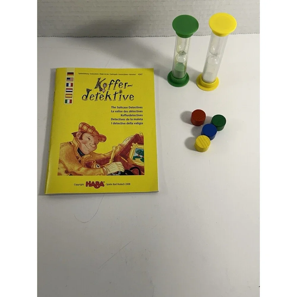 The Suitcase Detectives HABA 7377 Board Game Used Complete